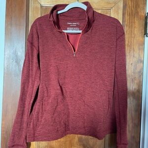 Outdoor Voices Women's Maroon Cowl Neck Sweater